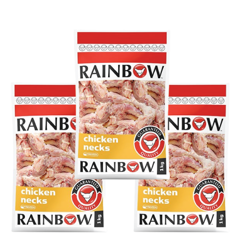 Combo Deal Rainbow Chicken Necks 2 x 1kg