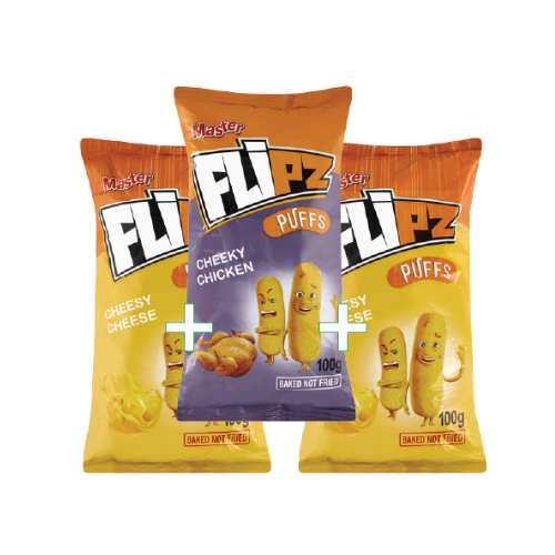Combo Deal Master Flipz Puffs 3 x 100g