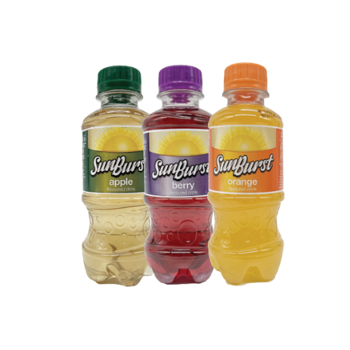 Sunburst Ready To Drink Orang flavour  6x200ml