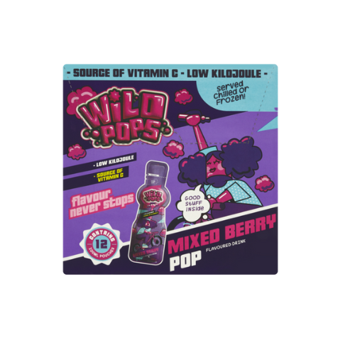 Wild Pops Mixed Berry 12 x 100ml