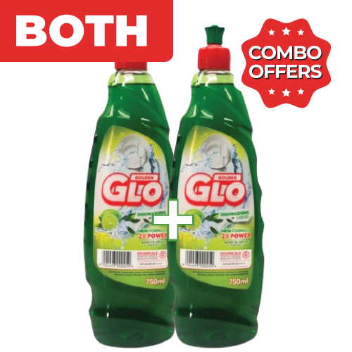 Golden Glo Disk Washing Liquid 2x750ml