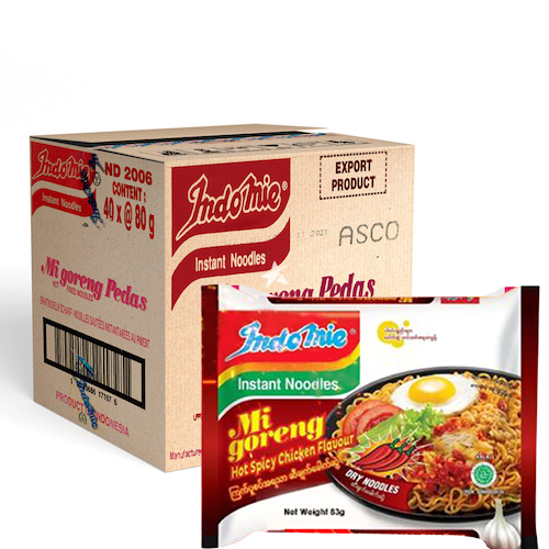 Indomie Noodles Migoreng Hot & Spicy Chicken 40x83g