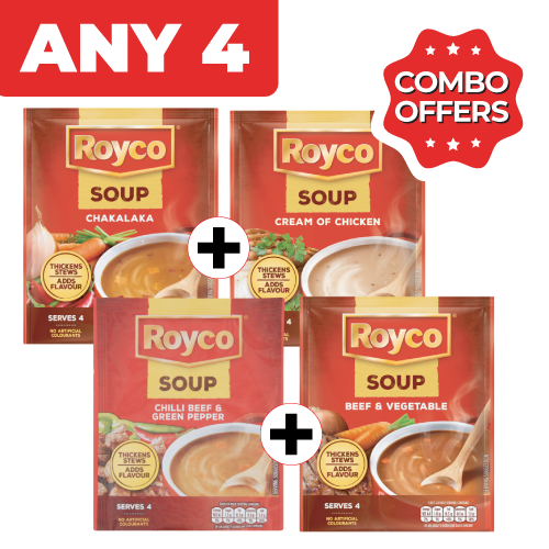 Combo Royco Soup Packets Any 4