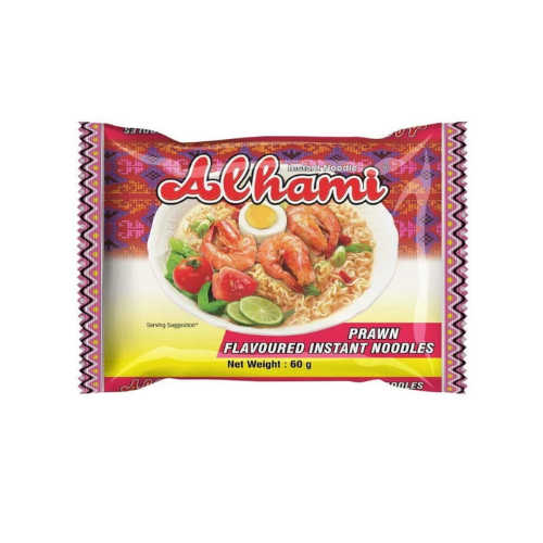 Alhami Noodles Prawn Flavour 5x60g