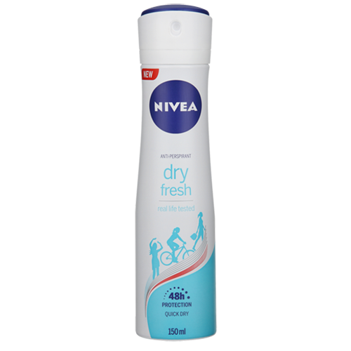 Nivea Body Spray Female Antiperspirant Dry Fresh 150ml