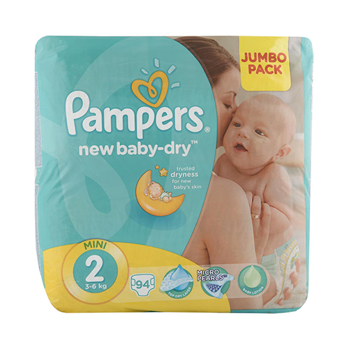 Pampers Baby-Dry New Baby Jumbo Pack 94's