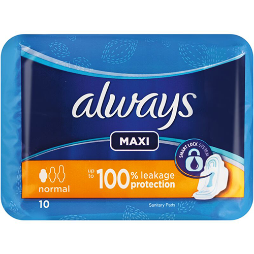 Always Maxi Thick Normal 10's