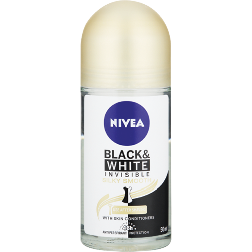 Nivea Roll On Antiperspirant Black & White Silky 50ml