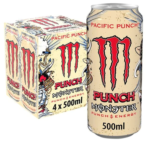 Monster Energy Drink Pacific 4x500ml Monster Energy Drink Pacific 4x500ml