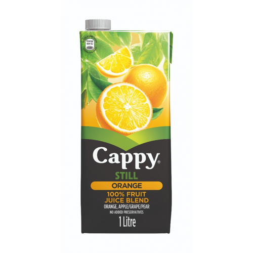 Cappy Still Orange 100% Juice Blend 1lt