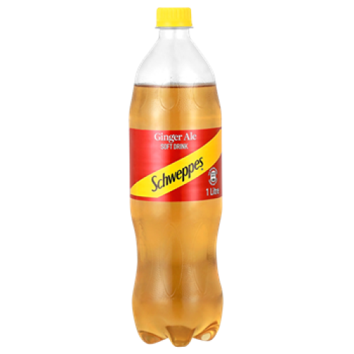 Schweppes Ginger Ale Soft Drink Bottle 1lt