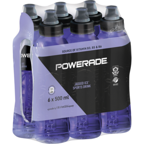 Powerade Jagged Ice Sports Drink 6x500ml