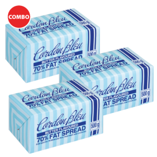 Combo Cordon Bleu 70% Fat Spread 3x500g