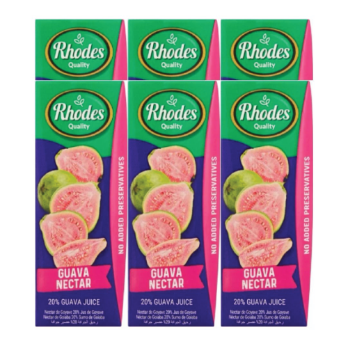 Rhodes Nectar Juice  Guava 6x200ml