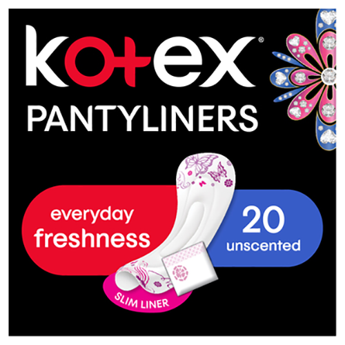 Kotex Pantyliners Designer Unscented 20's