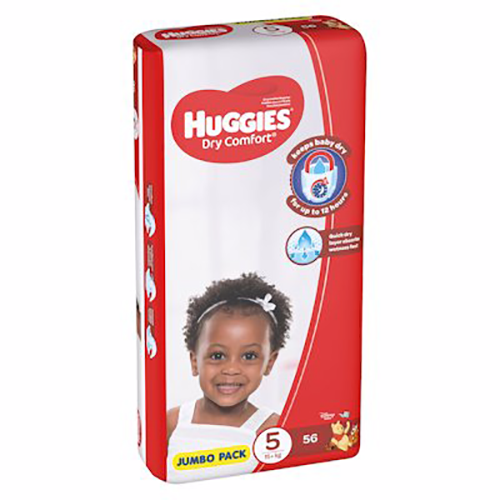 Huggies Dry Comfort Jumbo 5 56's