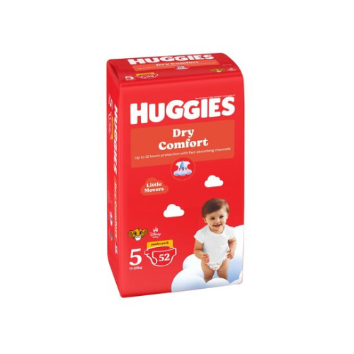 Huggies Dry Comfort Jumbo 52s S5