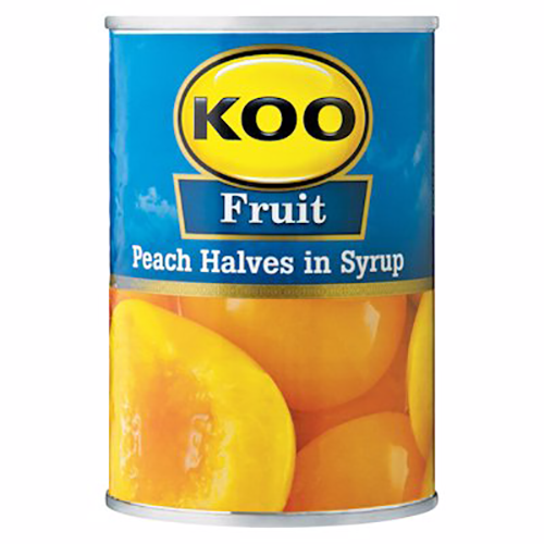 Koo Peach Halves in Syrup 410g