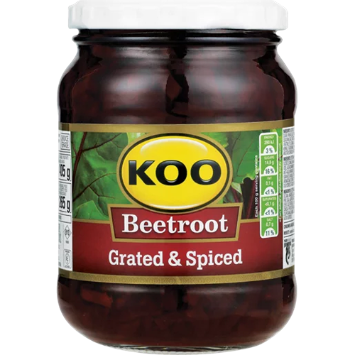 Koo Grated & Spiced Beetroot 405g