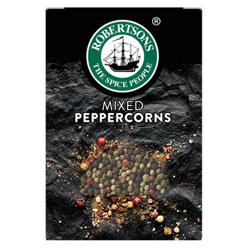 Robertsons Refill Box Whole Black Peppercorns 42g