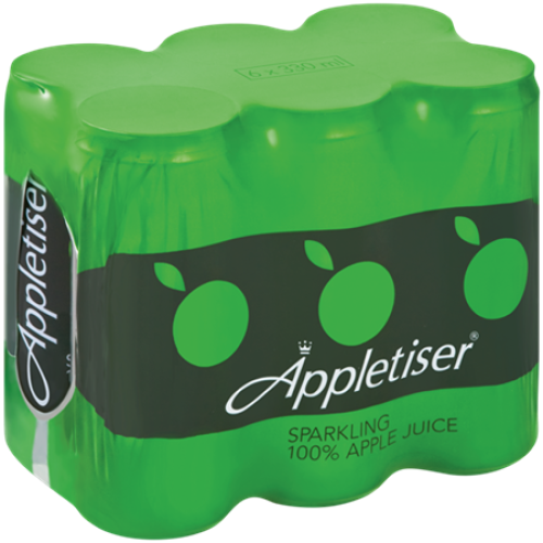 Appletiser 100% Original Sparkling Juice Cans 6x330ml