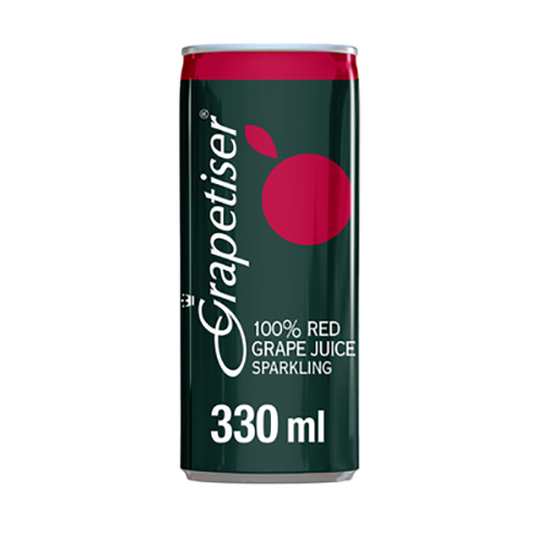 Grapetiser 100% Sparkling Red Grape Juice 330ml