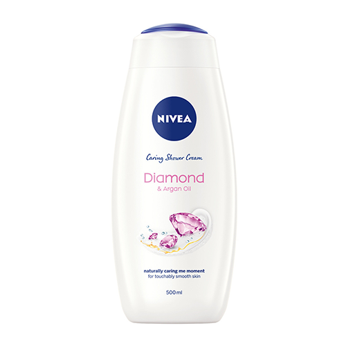 Nivea Caring Shower Cream Diamond & Argan Oil Body Wash 500ml