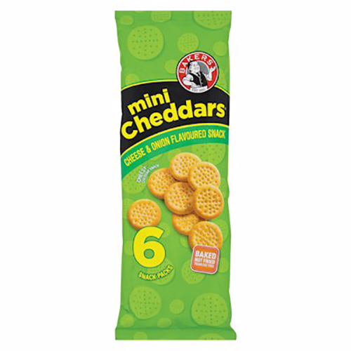 Bakers Mini Cheddars Cheese & Onion 198g