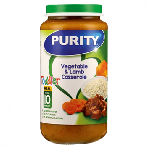 Purity Toddler Vegetable & Lamb Casserole Baby Food 250ml