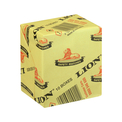 Lion Safety Matches 10's