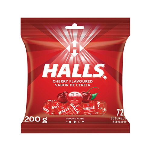 Halls Lozenges Cherry 72's