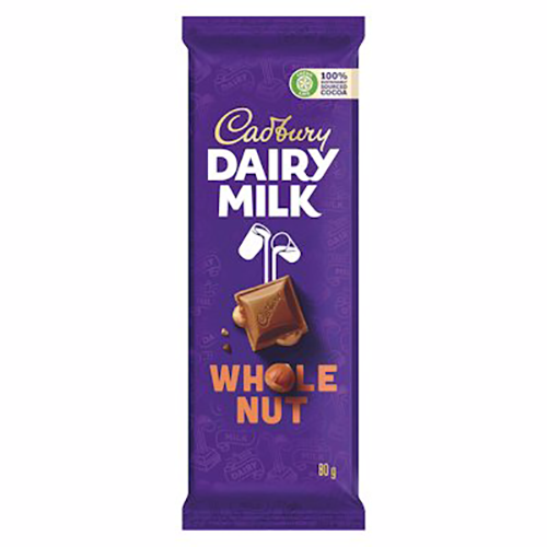 Cadbury Slab Whole Nut 80g