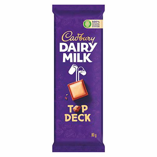 Cadbury Slab Top Deck 80g