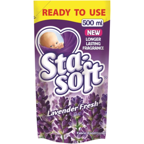 Sta-Soft Lavender Fresh Fabric Conditioner Pouch RTU 500ml