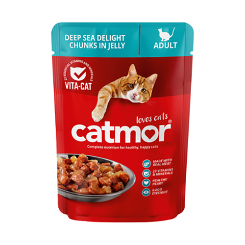 Catmor Adult Chunks Deep Sea Delight in Jelly 85g