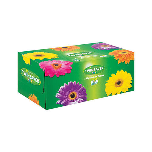 Twinsaver Facial Tissues Rainbow 180's