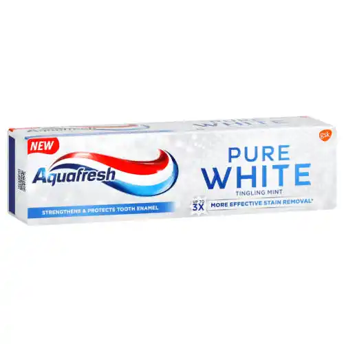 Aquafresh Toothpaste Pure White Tingling Mint 75ml