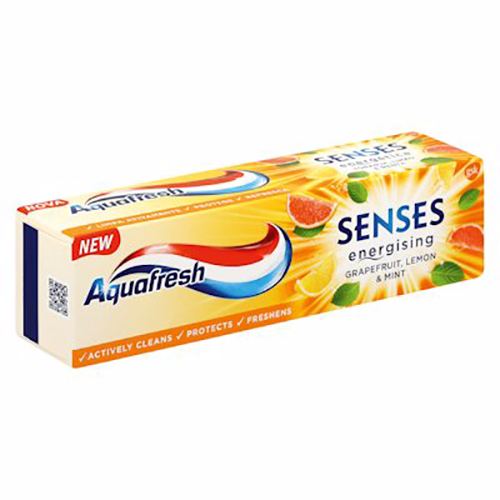 Aquafresh Toothpaste Senses Grapefruit 75ml