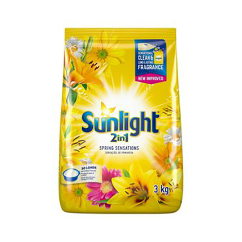 Sunlight 2-in-1 Hand Washing Powder Sensations Spring 3kg