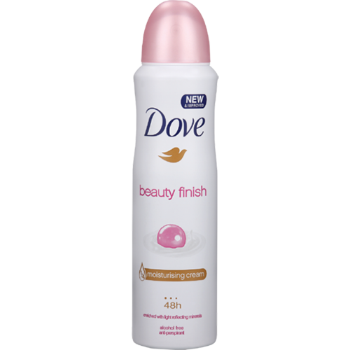 Dove Antiperspirant Aerosol Deodorant Beauty Finish 150ml