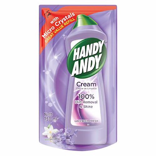 Handy Andy Refill Pouch Lavender Cleaning Cream 750ml