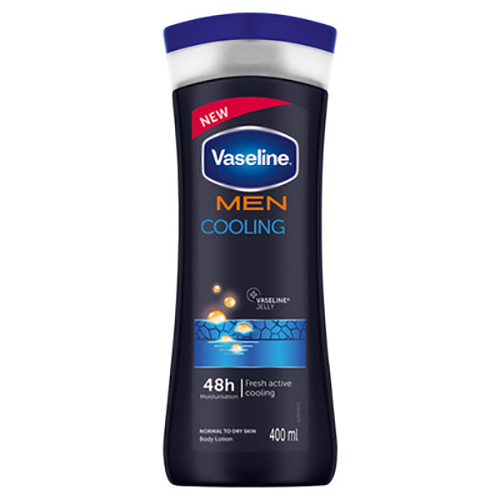 Vaseline Men Body Lotion Cooling Repairing Moisture 400ml