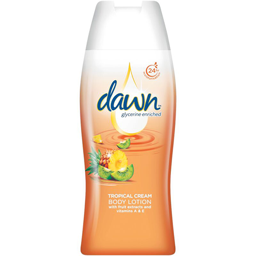 Dawn Body Lotion Tropical Cream and Papaya Oil Silky 400ml