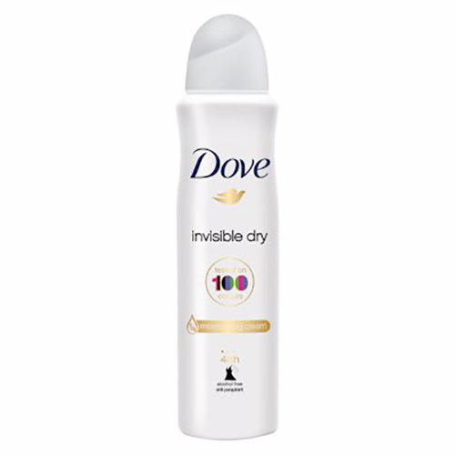 Dove Antiperspirant Aerosol Deodorant Invisible Dry 150ml