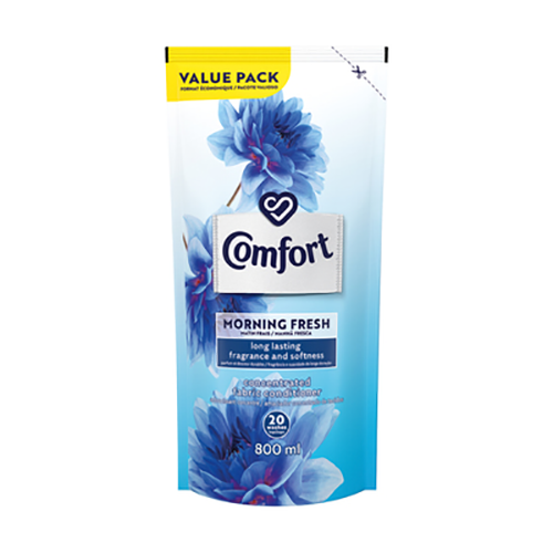 Comfort Fabric Conditioner Refill Morning Fresh 800ml