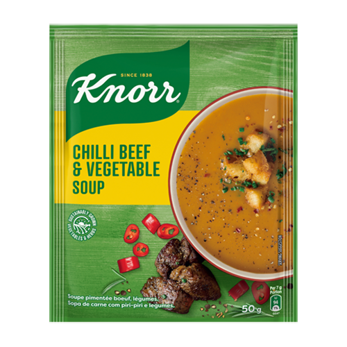 Knorr Packet Soup Chilli Beef & Vegetable 50g
