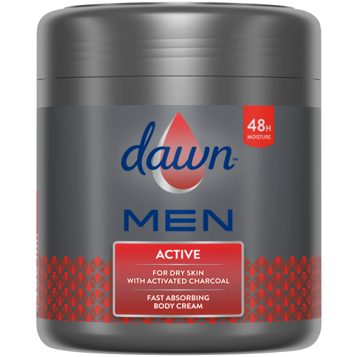 Dawn Body Cream Men Active Moisturising For Dry Skin 400ml