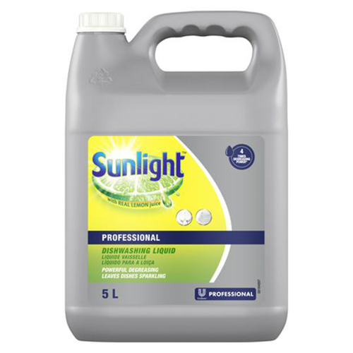 Sunlight Regular Dishwashing Liquid Professional 5lt