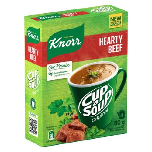 Knorr Cup a Soup Hearty Beef 4's