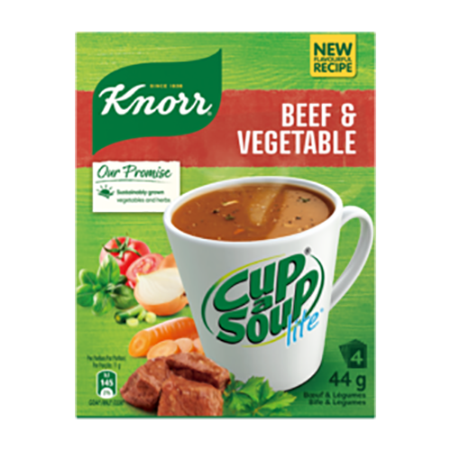 Knorr Cup a Soup Beef & Vegetable 4's